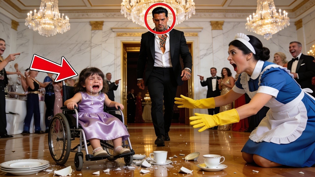 Seine gelähmte Tochter zerbrach Teller – bis die Magd ihm die Hand reichte.