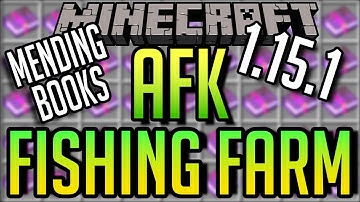Minecraft 1.15.1 AFK Fish Farm Tutorial (Java, Servers, Realms)