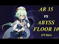 AR 35 vs Spiral Abyss Floor 10 - Genshin Impact