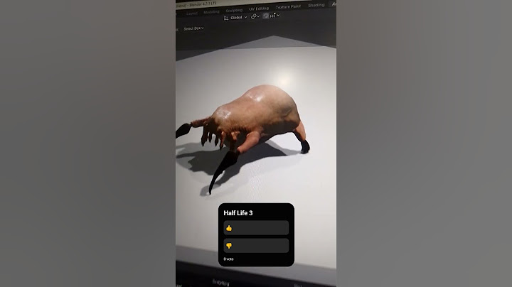 Making Half Life 3 #blender3d #3d #hl #halflife #valve #hl2 #headcrab #steam