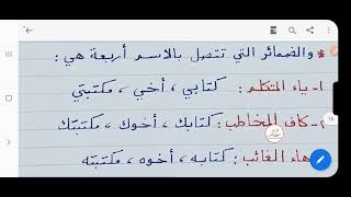 إعراب أي ضمير مع الاسم في أقل من دقيقة