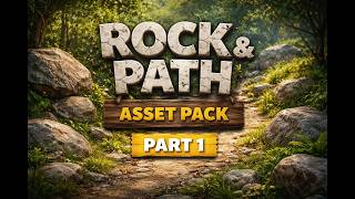 Asset Pack Part 1: Rocks & Path (Roblox Studio / Blender)
