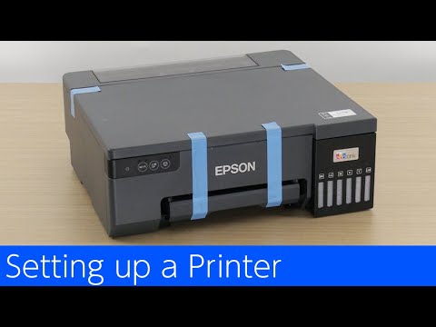 L8050 - Setting Up a Printer