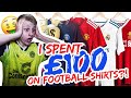 I SPENT £100 ON FOOTBALL SHIRTS AND MADE ??? - *AMAZING FINDS*