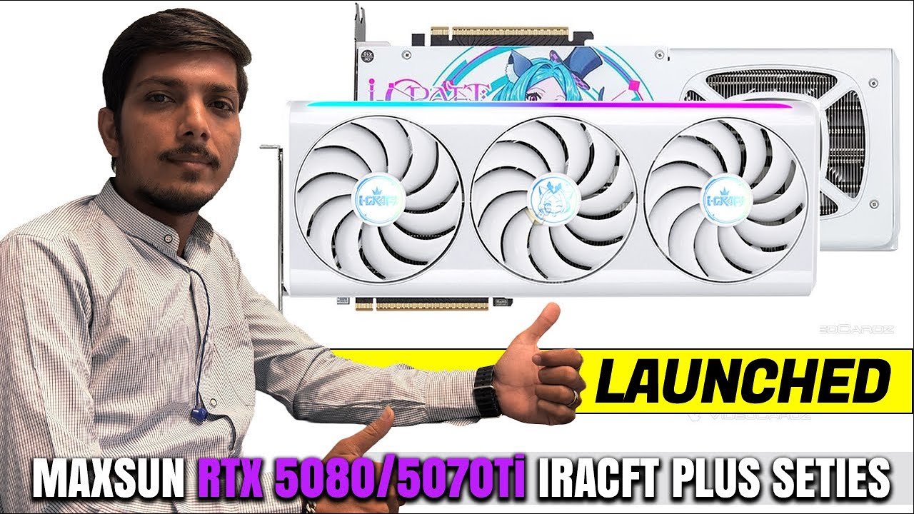 MaxSun RTX 5080/5070Ti iCraft Plus Series Launched - Explained All Spec, Features And More