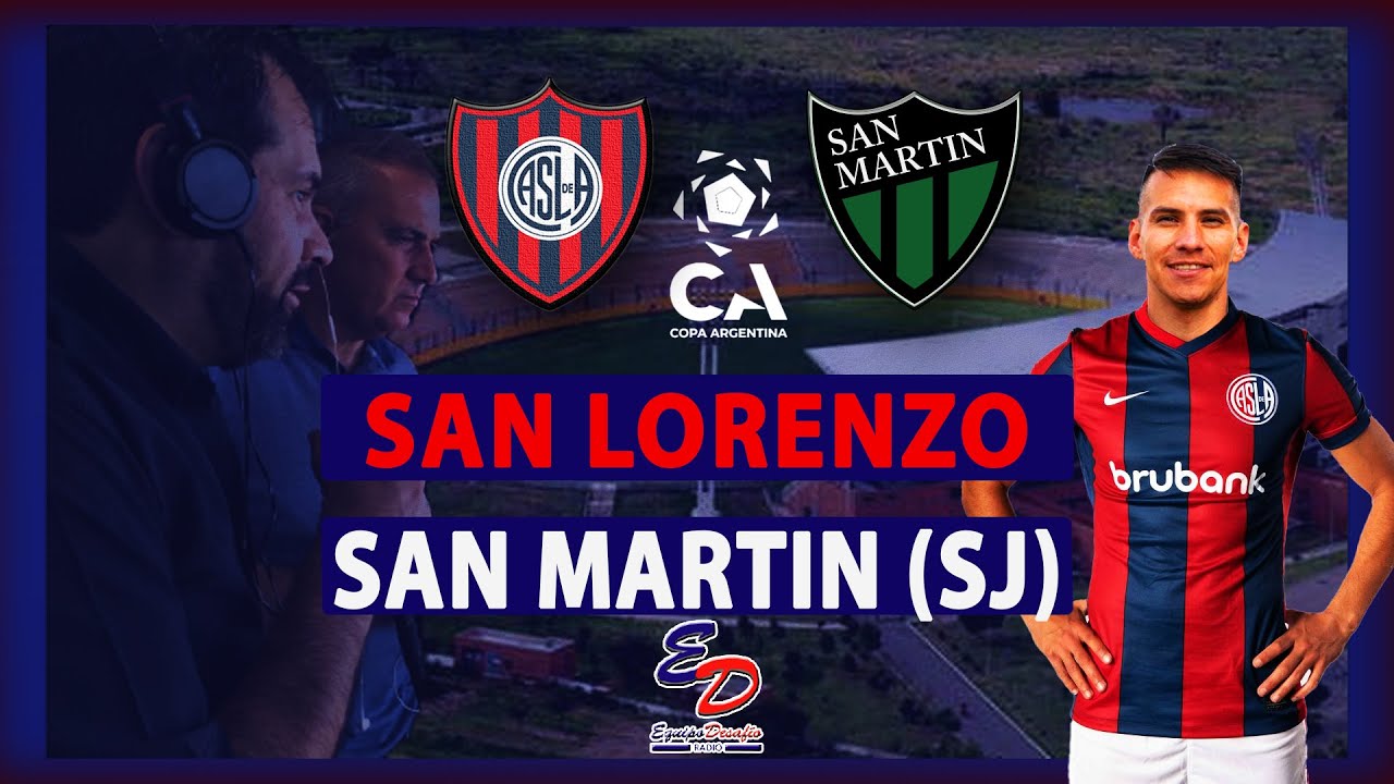 ⚽️ SAN LORENZO vs SAN MARTIN DE SAN JUAN | Relato y reacciones en VIVO ...