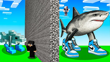 I Cheated With Tralalero Tralala Brainrot Build Battle In Minecraft..!! @junkeyy