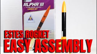 Estes Alpha III Rocket Assembly