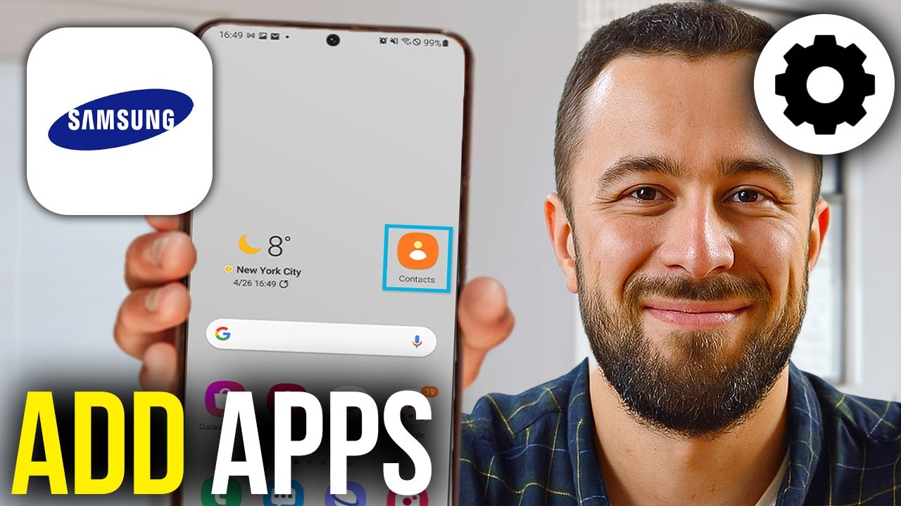 How To Add Apps to Home Screen on Samsung Galaxy Phone - YouTube