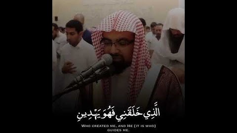 الشيخ ناصر القطامي || آيات من سورة الشعراء