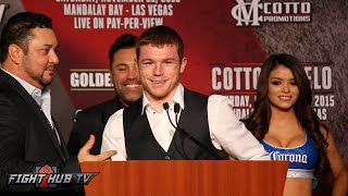 Miguel Cotto vs. Canelo Alvarez COMPLETE Post Fight Press Conference Video