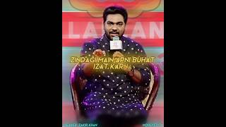ZAKIR KHAN 🙌 | RESPECT YOURSELF | @ZakirKhan | #zakirkhan #motivation #inspiration #podcast