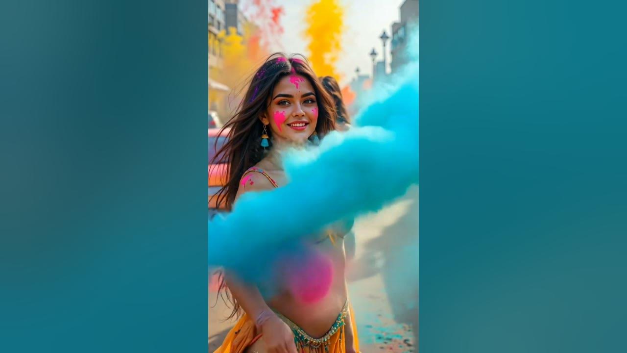 holi girl indaia