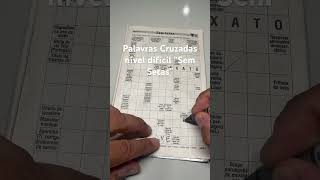 Resolvendo palavras cruzadas nível difícil “sem setas” #80smusic #aha #coquetel #passatempo Resolvendo palavras cruzadas nível difícil “sem setas” #80smusic #aha #coquetel #passatempo