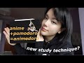 Trying out “ANIMEDORO”study method-New study technique(?)