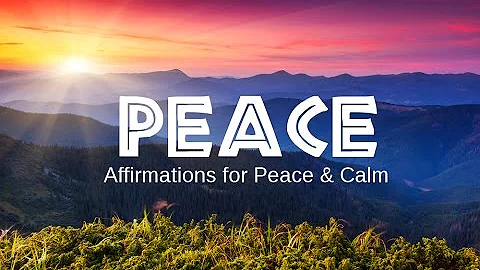 Peace of Mind Affirmations: Based on the Law Of Attraction + Nature Sounds of waves
