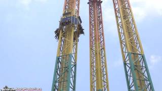Off ride of scream! (s&s combo tower) at six flags fiesta texas in san
antonio, texas, usa. #sharpproductions #themepark