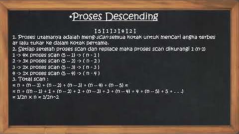 Analisa Kompleksitas Selection Sort