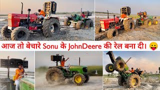 JohnDeere को निकालने के चक्र में Swaraj ख़ुद फँस गया || रेत में स्टिंट Part-2