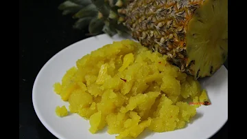 मऊ,लुसलुशीत पायनॅपल शिरा कसा बनवावा? | अननसाचा शिरा | Pineapple Sheera