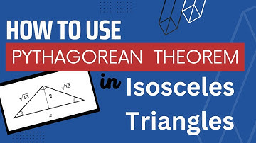Pythagorean Theorem in Isosceles Triangles