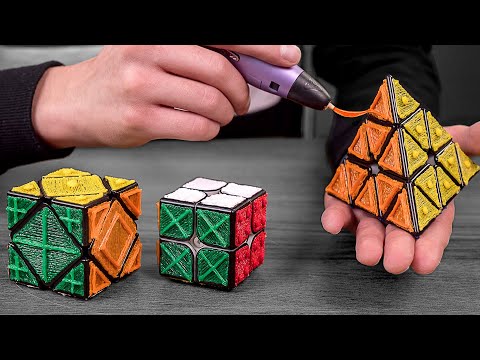 Сделал ГОЛОВОЛОМКИ ДЛЯ СЛЕПЫХ с помощью 3D ручки