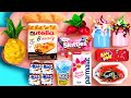 14 DIY MINIATURE FOOD REALISTIC HACKS AND CRAFTS COLLECTION !!!