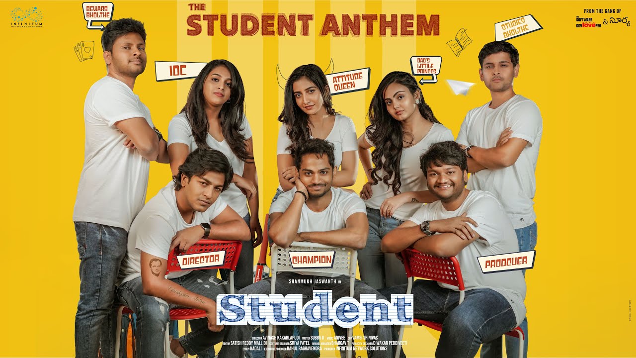 The Student Anthem Lyrical Song  Shanmukh Jaswanth  Infinitum Media