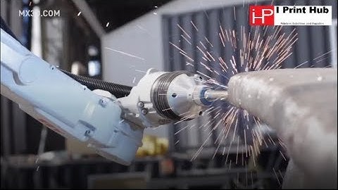 stainless steel bridge has been 3D printed by robots