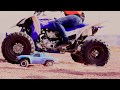 WHO WILL Win? Custom ATV vs RC CAR Going 75 MPH!