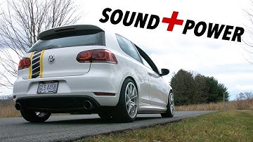 WINDOW SHAKER | VW MK6 GTI Valved & Non-Valved Turbo-Back Exhaust | ECS Tuning
