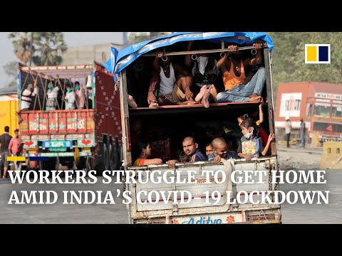 Coronavirus: India’s migrant workers desperate to return home after lockdown