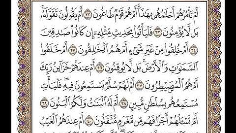 سورة الطور بصوت الشيخ وديع اليمني