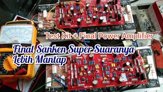 Tes Power Pakai Final Sanken Super VS OCL 504 BTL Suaranya joss bossque