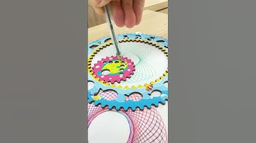 Spirograph super model #spirograph #shorts #satisfying #art #spiroart