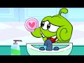 Om nom geschichten  aufrumen   super toons tv  cartoons auf deutsch