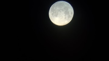 The Moon - using middle of Lidl spotter scope #space #amatuer