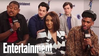 Rise of the teenage mutant ninja turtles's' kat graham, ben schwartz,
brandon mychal smith, omar benson miller, and josh brener reveal their
favorite t...