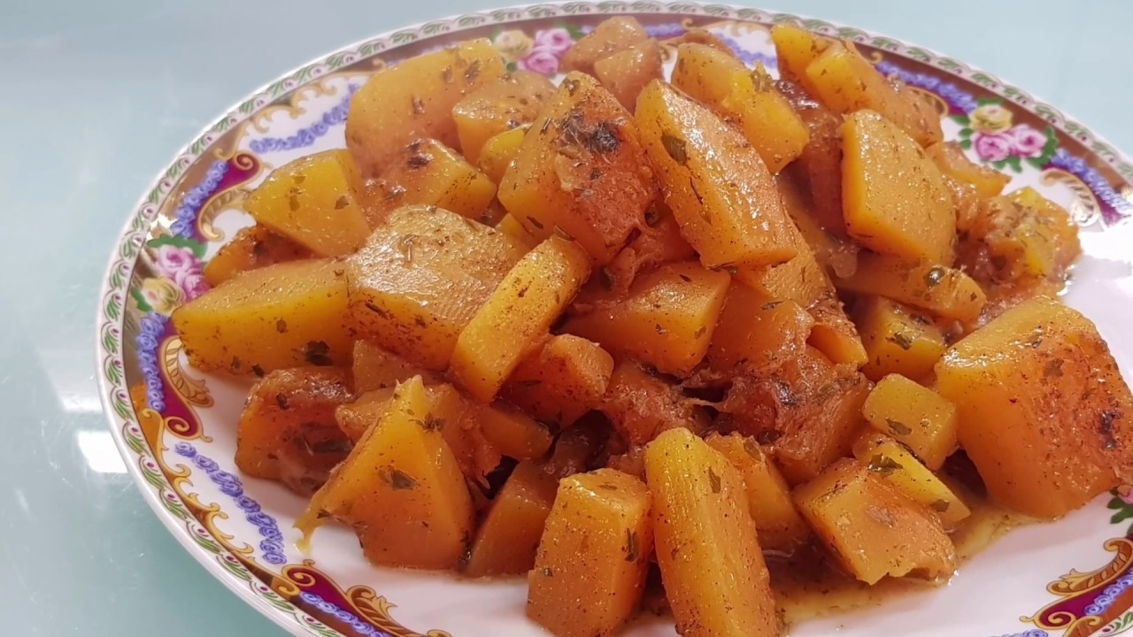 عدة وصفات بالكرعة الحمراء مع الطريقة السهلة والسريعة لتقشيرها zucca del mio balcone