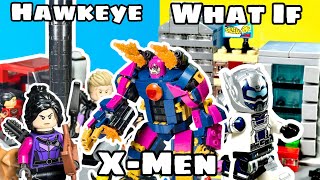 I Built LEGO Sets From Marvel Series 2 Minifigures! PART 1 (X Men: Sentinel, Hawkeye, What If)