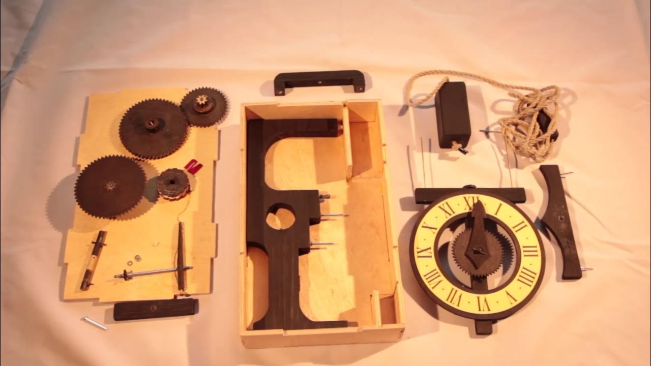 Часы да Винчи handmade - YouTube