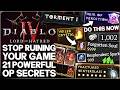 Diablo 4 Don T Miss This 21 POWERFUL Game Changing Tricks Easy OP Gear Secrets Guide 