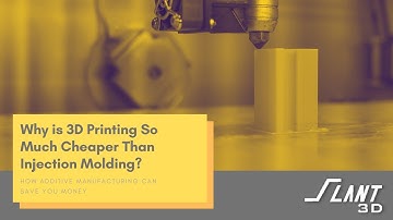 Why is 3D Printing So Much Cheaper Than Injection Molding?