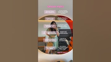 tampon myths you’ve been told 🩸 (they’re NOT true!!) #shorts #periods