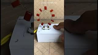 Ceramic Capacitor vs 220V Electricity #experiment #electrical