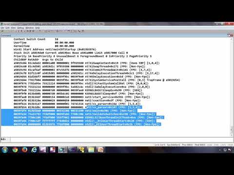 Windows Internals - Processes Part 6 of 20 - Process related windbg commands.