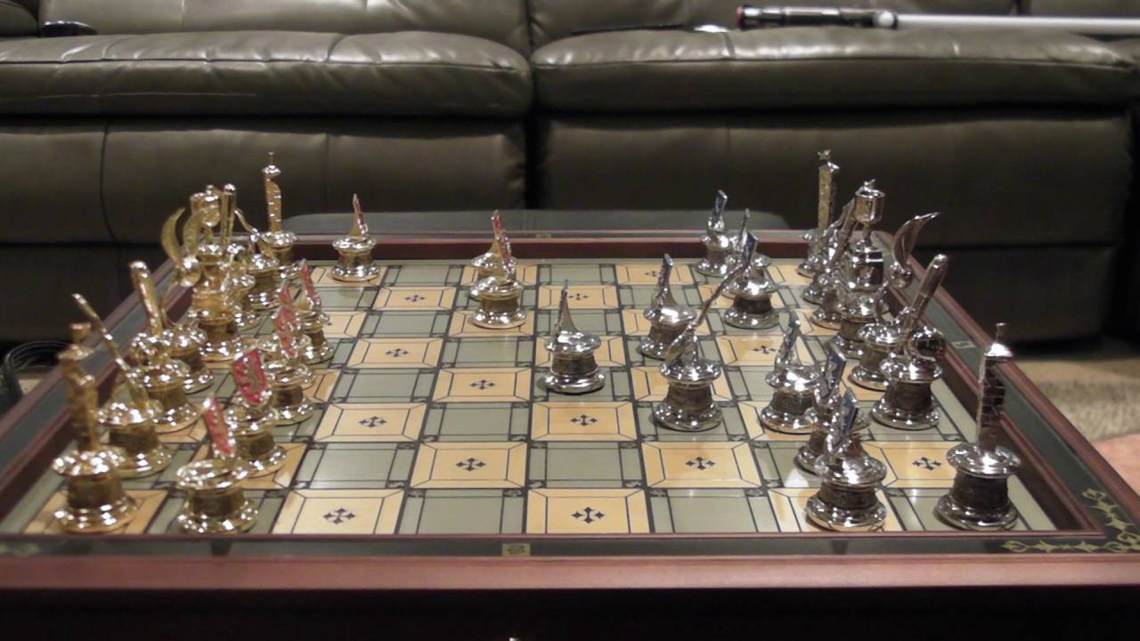 How to Play Chess (Harry Potter Chess Board) - YouTube