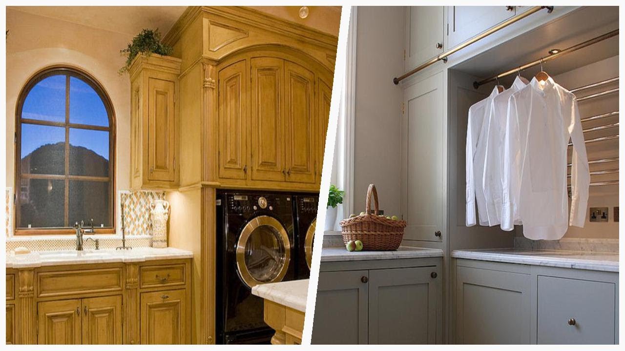 75 Huge U-shaped Laundry Room Design ♡ - YouTube