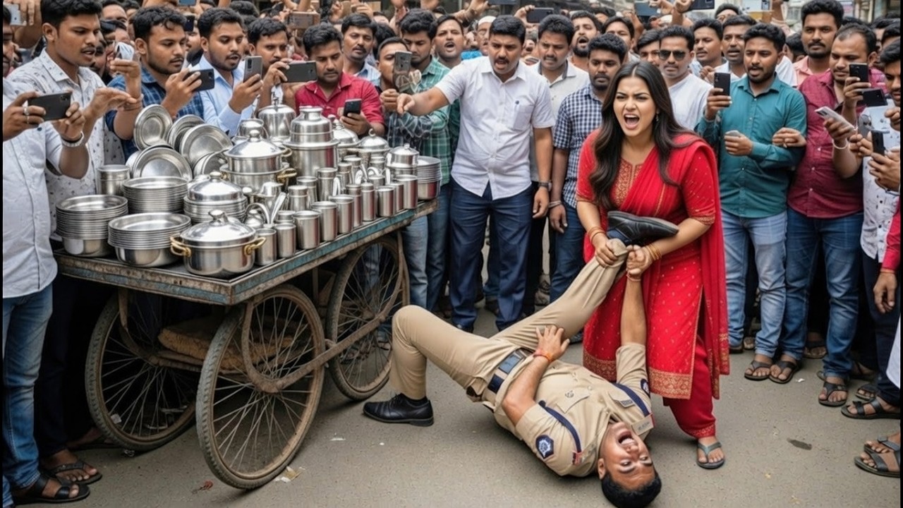 Ek Sadharan Bartan Bechne Wali Ladki Ne Inspector Ka Ghamand Tod Diya... Dekhkar Log Dang Reh Gaye
