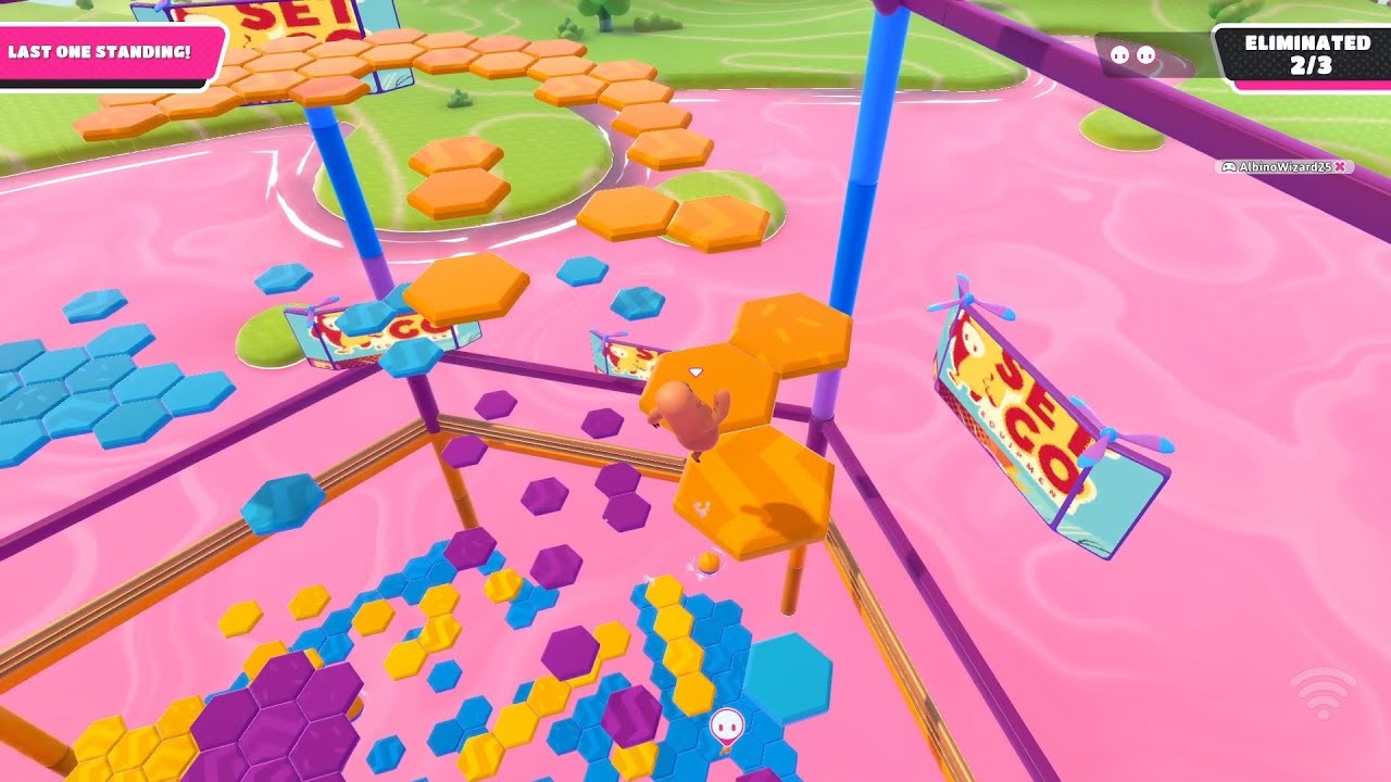 Fall Guys - Duo Mode - 128th win (Hex-A-Gone) 